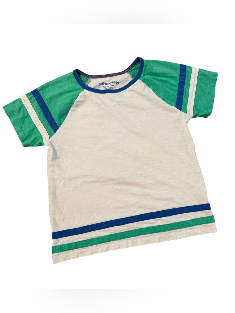 Johnnie b By Boden Color-block Baseball Style Tee Size 11-12